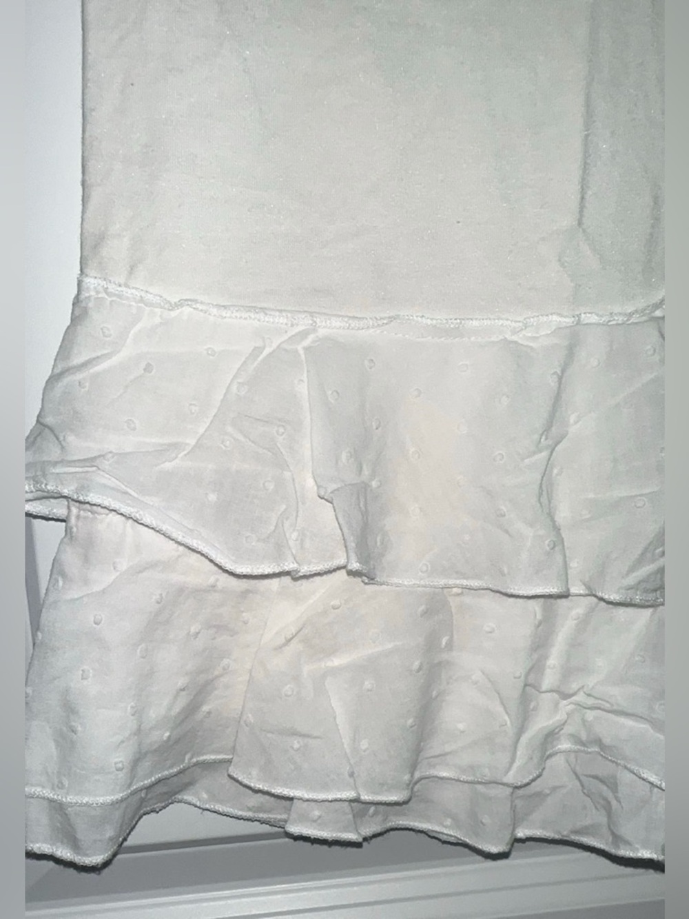 Persnickety White Ruffle Tank Top girls 7 - Picture 2 of 5
